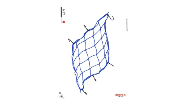 Starks Net Сетка багажная: синяя Starks Net Сетка багажная: синяя